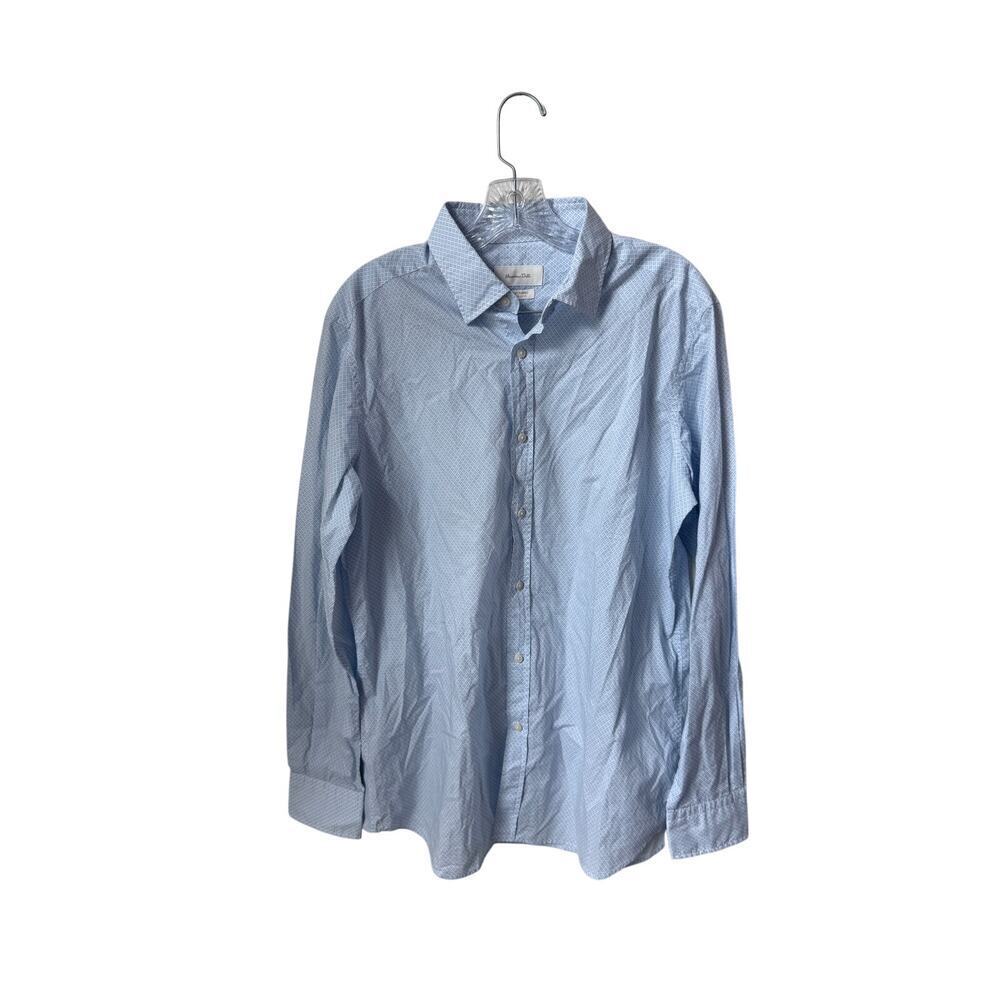Massimo Dutti Men’s Finest Fabric 100% Cotton Button Down Shirt Size Large